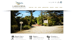 Desktop Screenshot of lareservaplaya.com